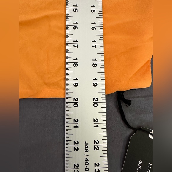 NEW  Stella Luce Orange V-Neck Spaghetti Strap Tank Top Women’s Large - Picture 12 of 12